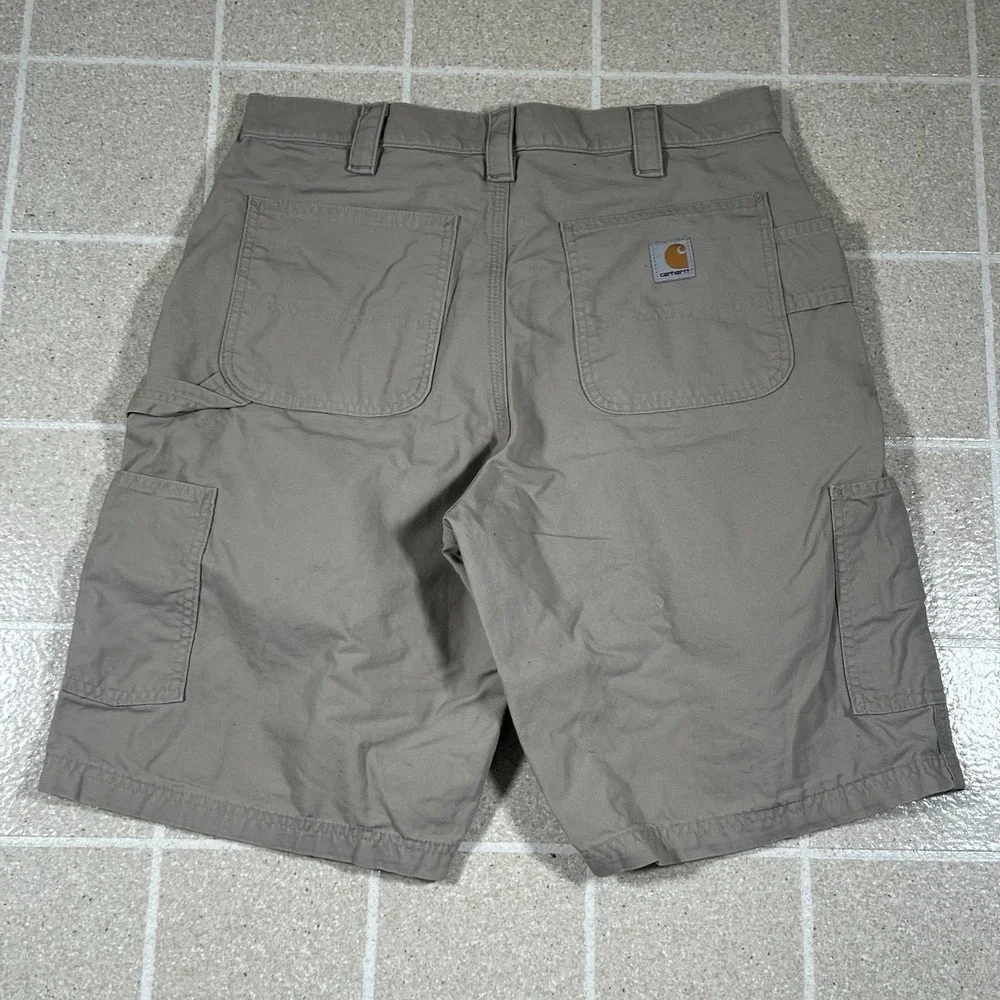 Carhartt B147 TAN Men's Workwear TanConstruction Outdoor Shorts Size 32